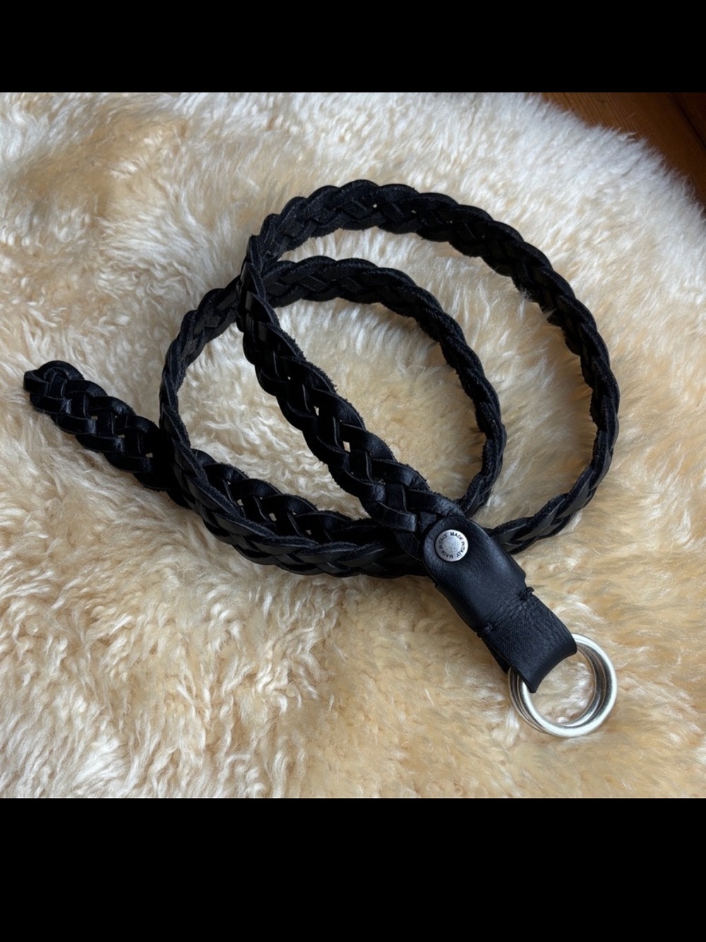 Ace Studio Braided Leather Belt